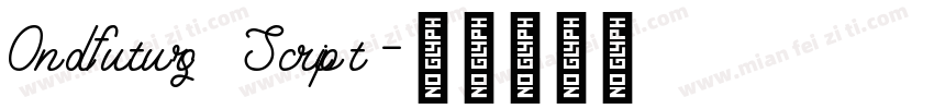 Ondfuturs Script字体转换